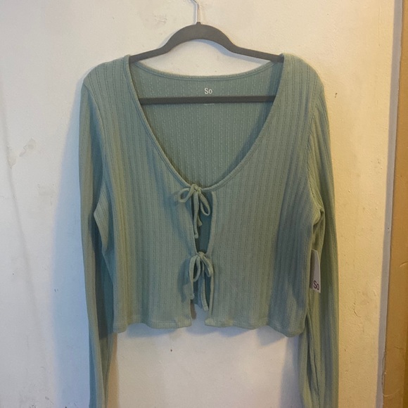 Long Sleeve Double Tie Cardigan - Picture 3 of 7